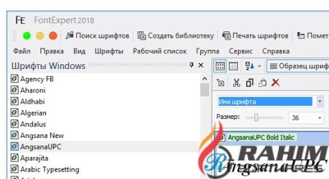 FontExpert 2018 Portable Free Download
