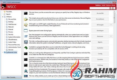 WSCC – Windows System Control Center 3.4 Portable Free Download