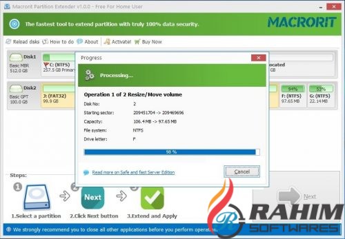 Macrorit Partition Extender Professional 1.2 Portable Free Download