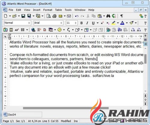 download the new for mac Atlantis Word Processor 4.3.4.1