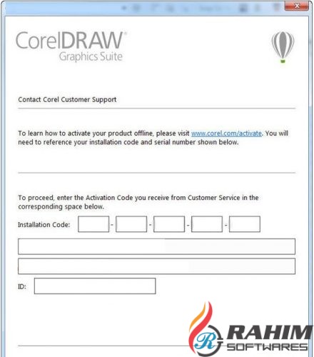 change serial number corel draw x8