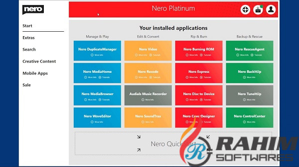 Nero Platinum 2020 Suite v22.0 Free Download