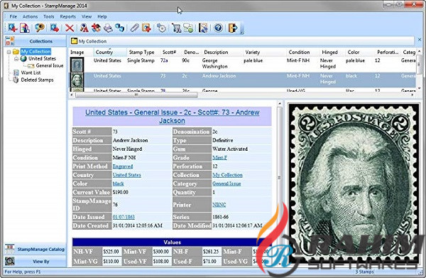 StampManage Deluxe 2019 Free Download