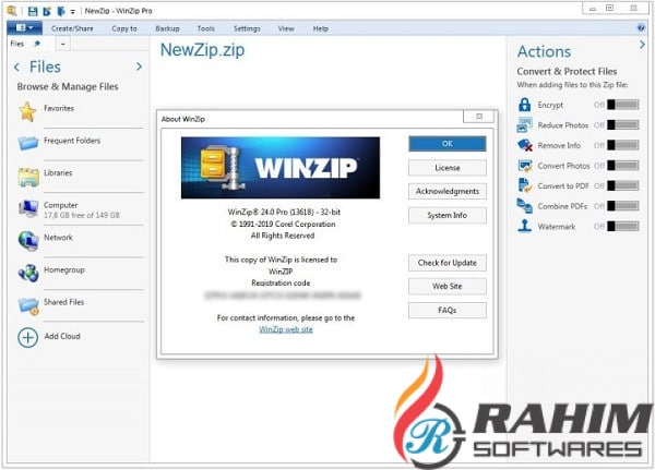 download winzip with serial key older vresion