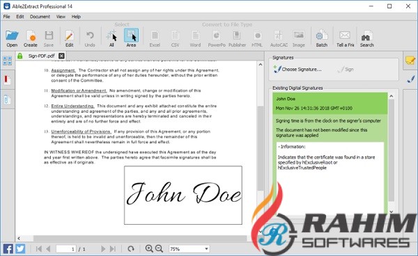 Able2Extract Professional 14.0 Portable Free Download