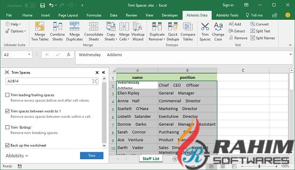 AbleBits Ultimate Suite for Excel 2018.5 Business Free Download