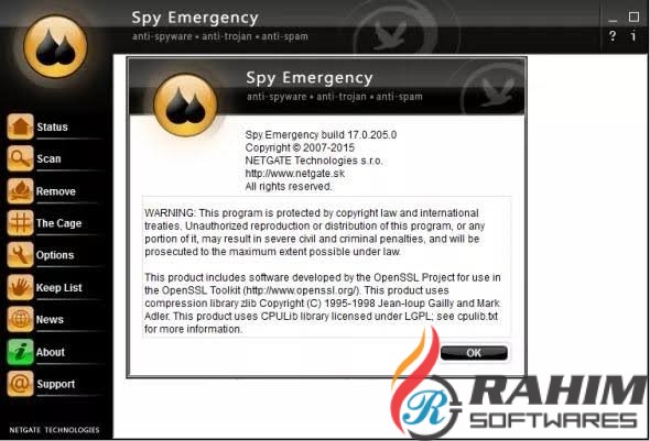 NETGATE Spy Emergency 25.0 Free Download