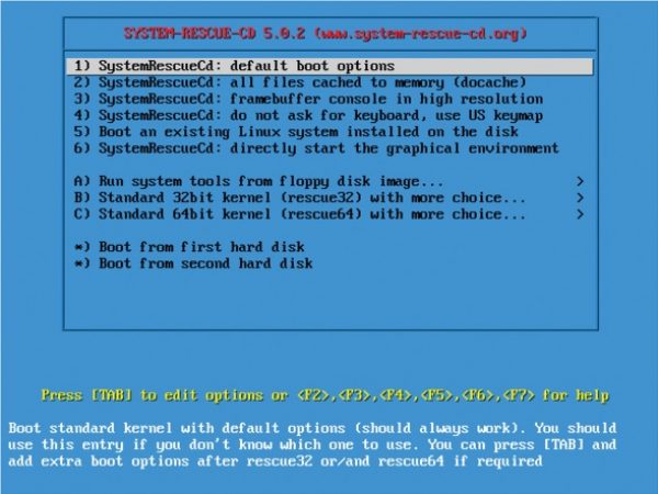 SystemRescueCd 10.02 for windows download free