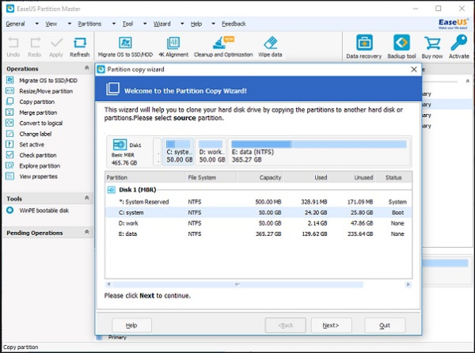 free download EASEUS Partition Master 17.9