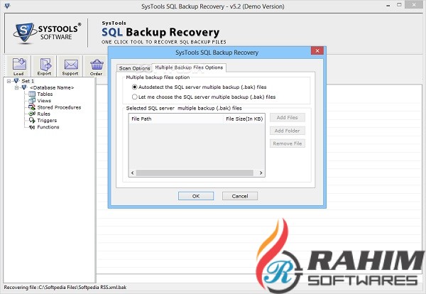 SysTools SQL Backup Recovery 7.0 Free Download