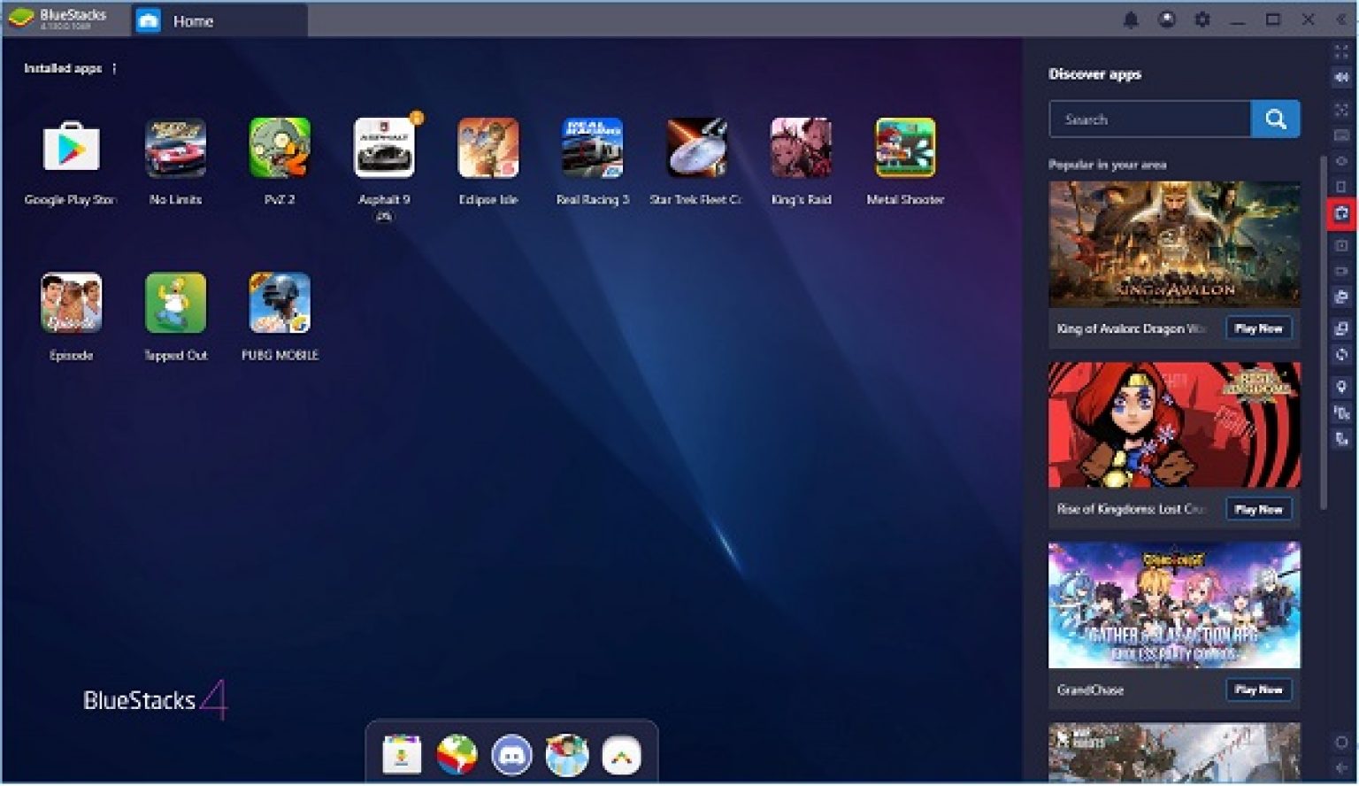 bluestacks android fit screen