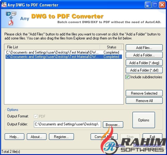 Download Any DWG to PDF Converter Pro 2020 Free
