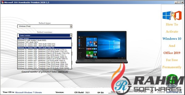 Microsoft ISO Downloader Premium 2020 Free Download