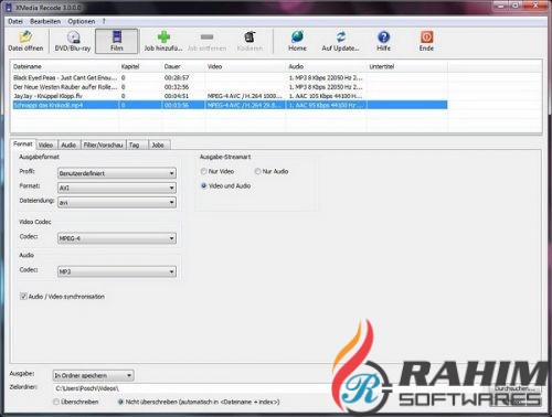 how to use xmedia recode for blu ray disc