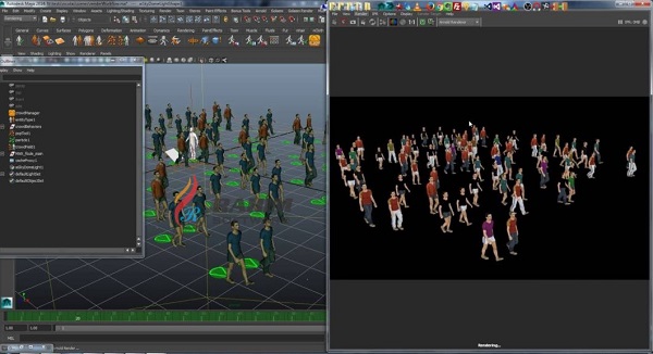 Golaem Crowd for Maya 2017-2020 Free Download