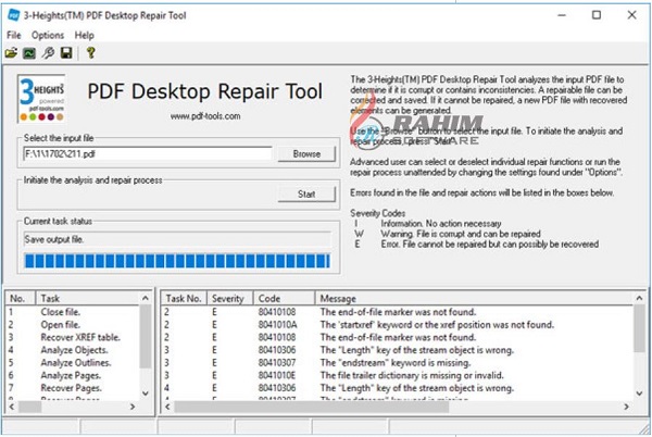 Heights PDF Desktop Repair Tool 6.7 Free Download