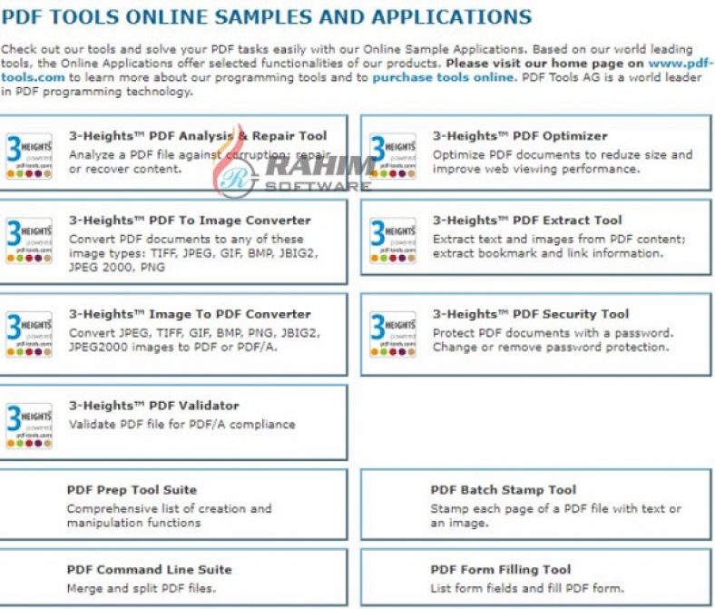 for iphone instal 3-Heights PDF Desktop Analysis & Repair Tool 6.27.0.1 free