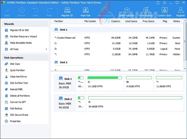 AOMEI Partition Assistant 8.8 free download