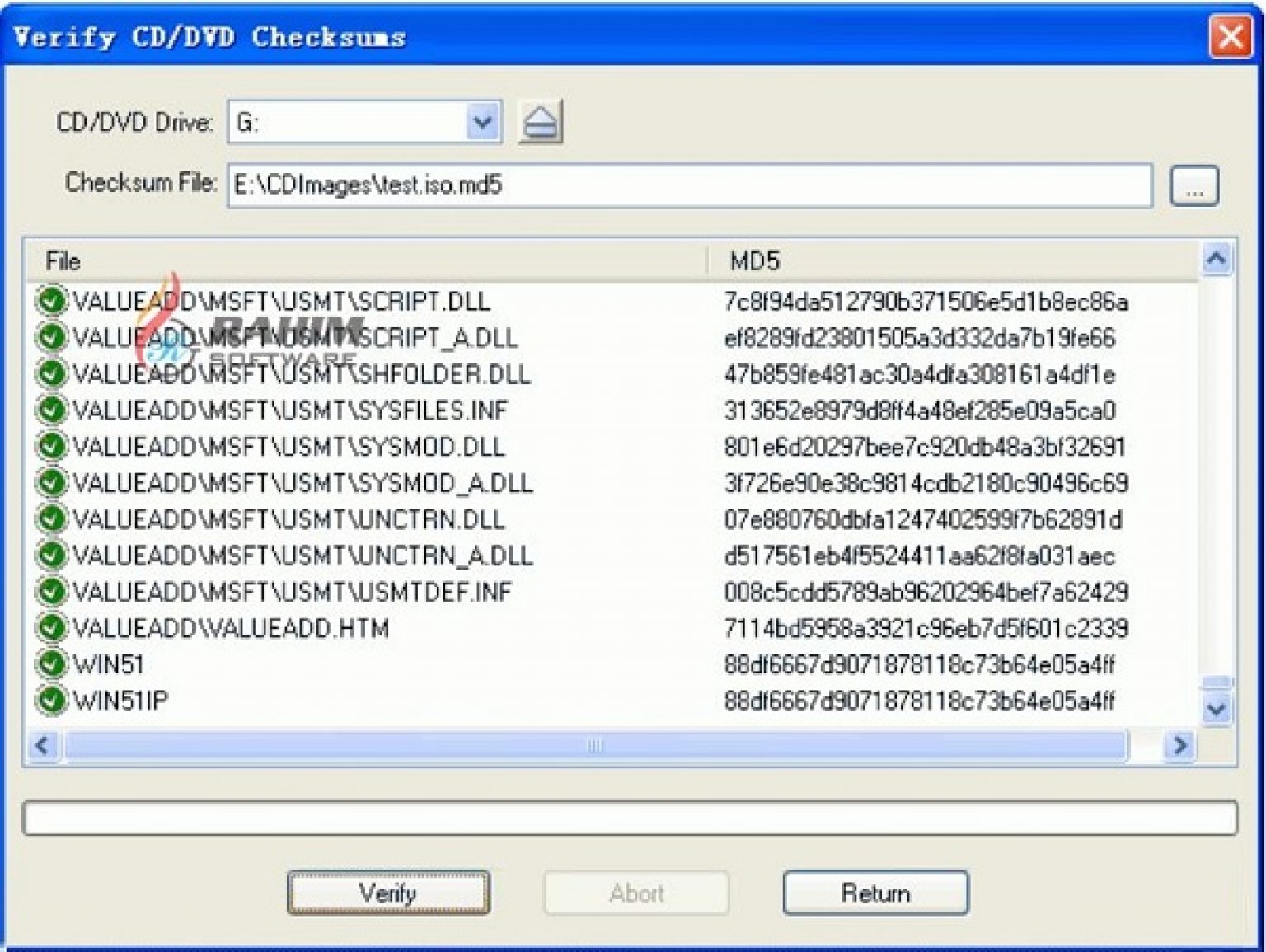 Md5 checksum. Verify checksum. Md5 checksum. Verify checksum. Verify checksum.