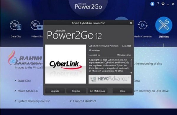 cyberlink power2go free download for windows 10