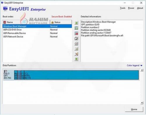 EasyUEFI Enterprise 5.0.1 instaling