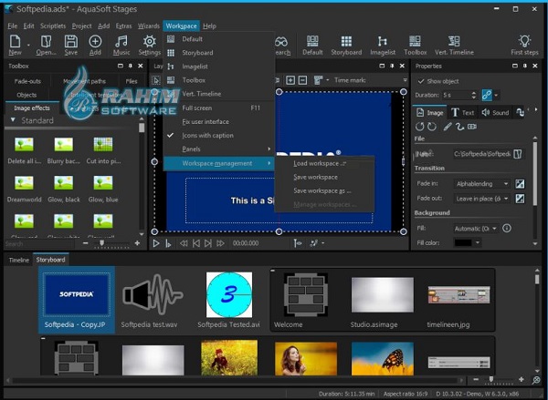 AquaSoft Video Vision 14.2.11 free instals