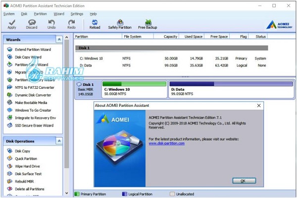 AOMEI Partition Assistant Technician Edition Free Download