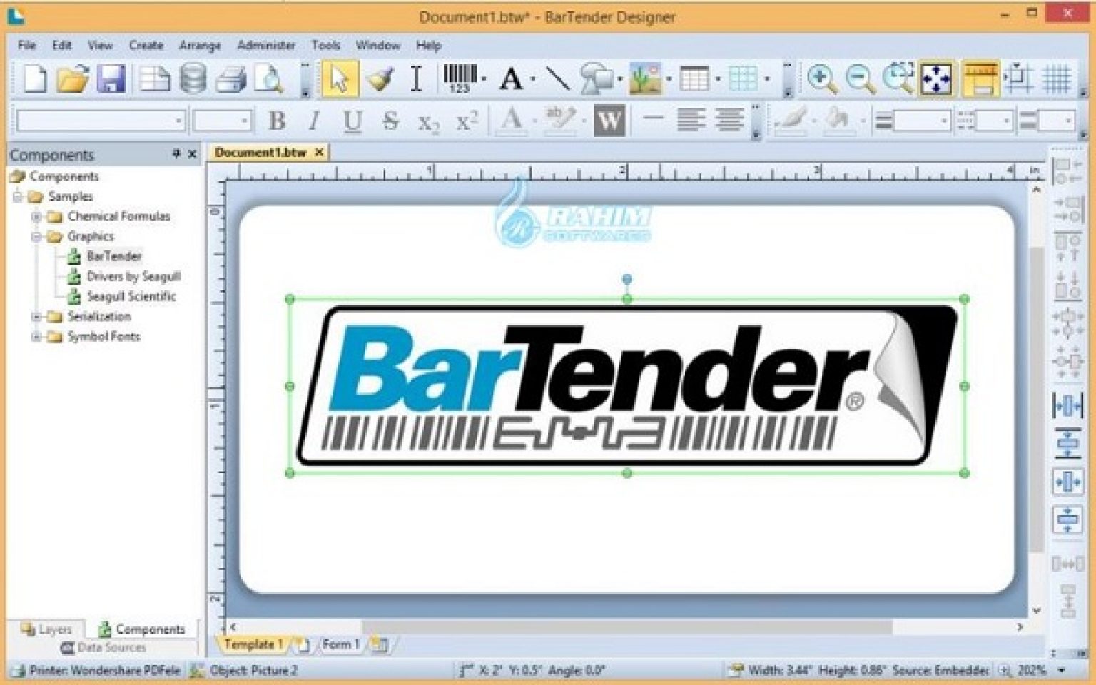 download the new BarTender 2022 R6 11.3.206587