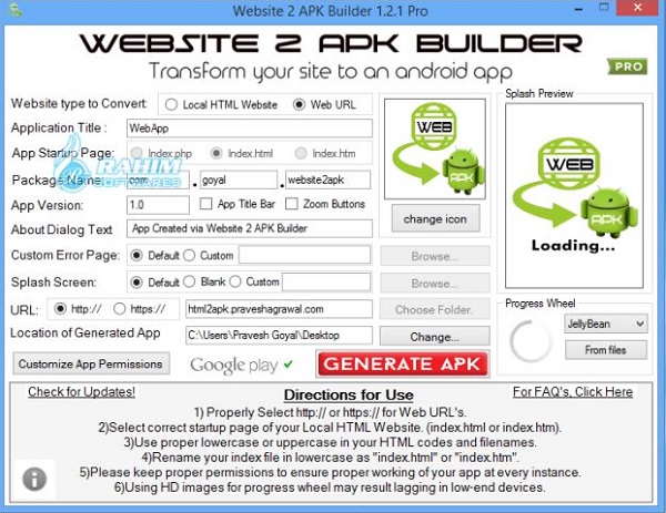 Website 2 APK Builder Pro v4 0