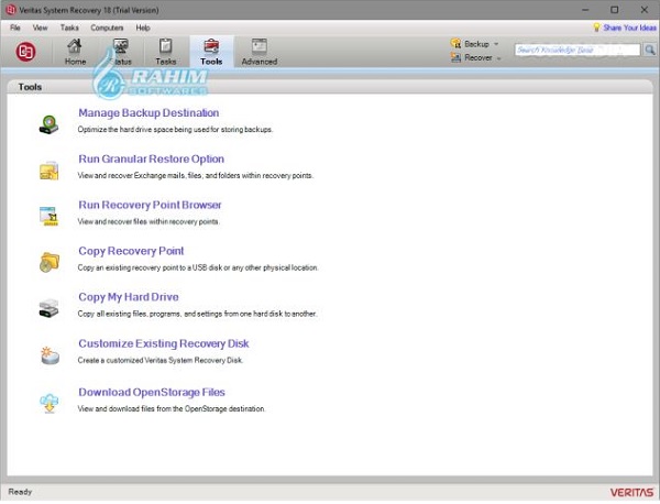 veritas system recovery 21 download