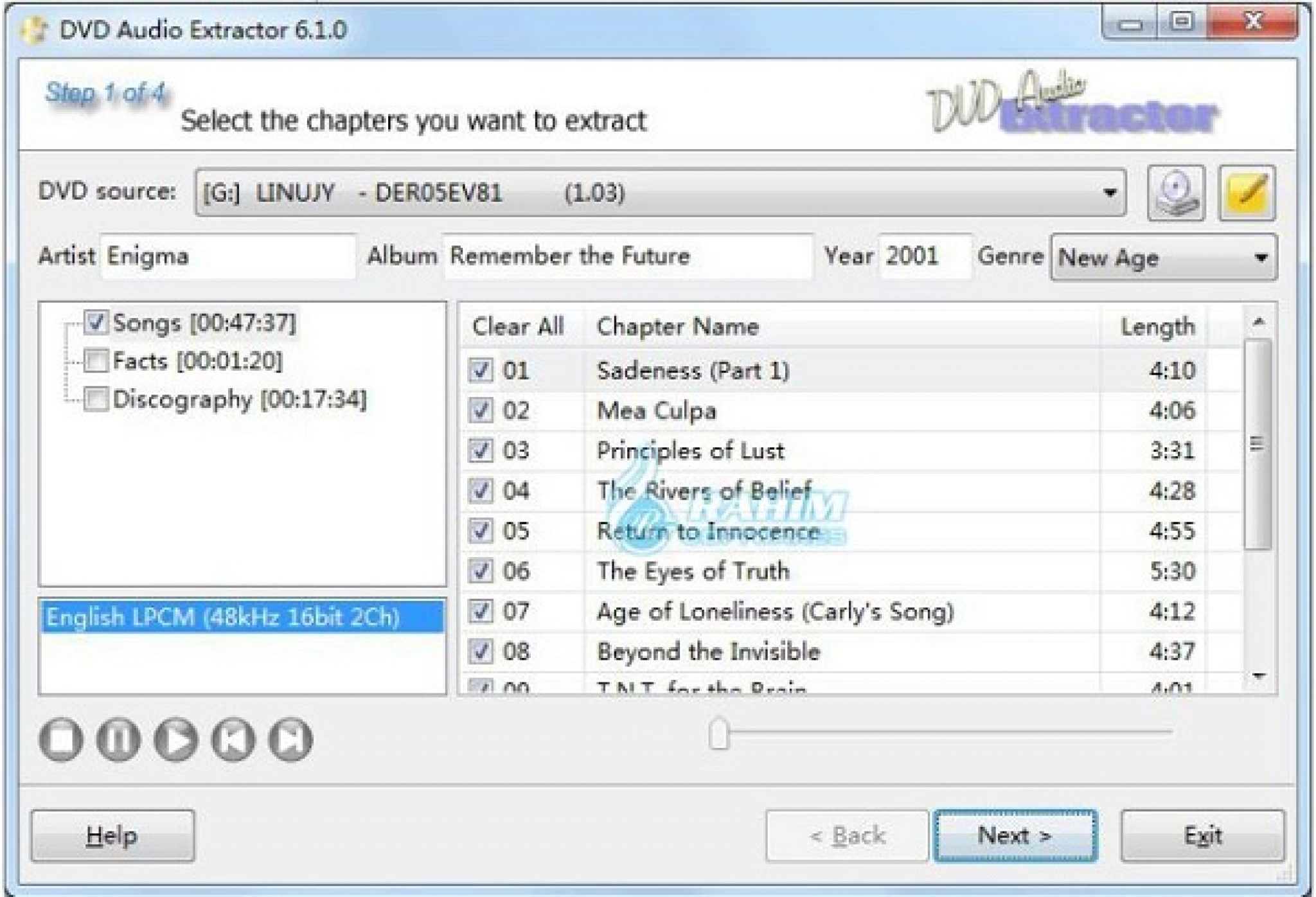 dvd audio extractor 6.0.2 portable