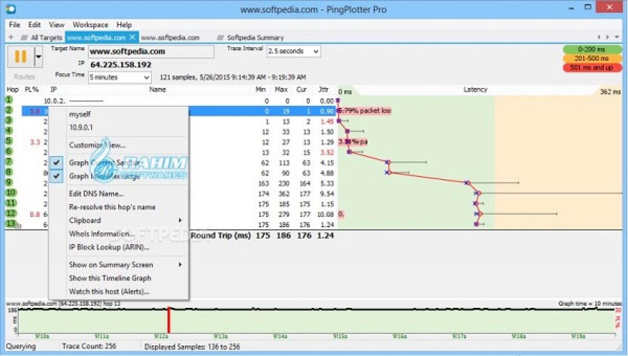 download the new for android PingPlotter Pro 5.24.3.8913