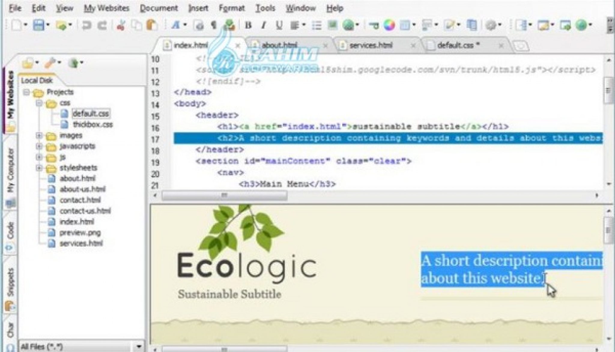 nview html editor