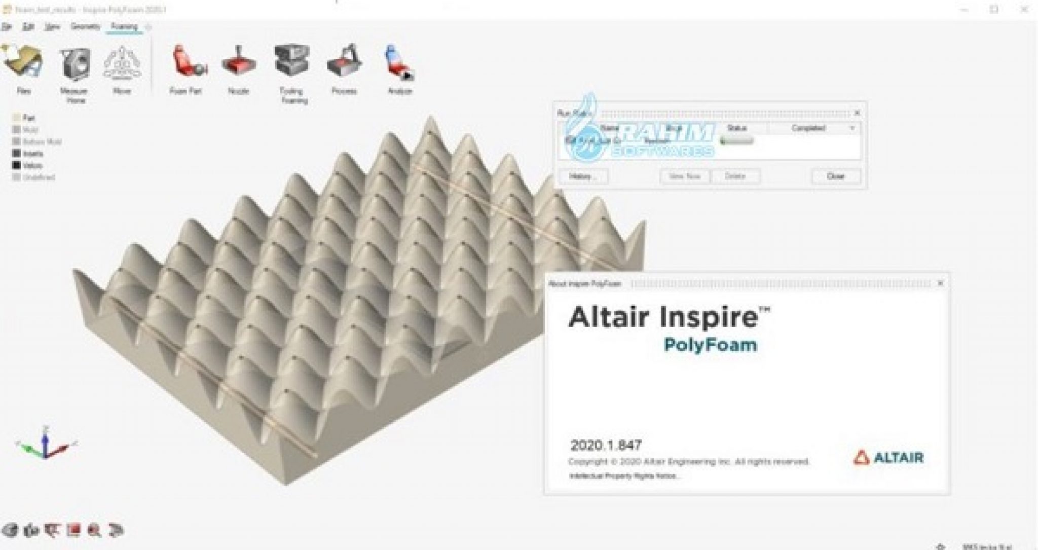 altair inspire print3d