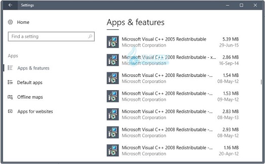 Microsoft Visual C++ Redistributable