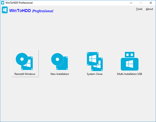 WinToHDD Professional Free download