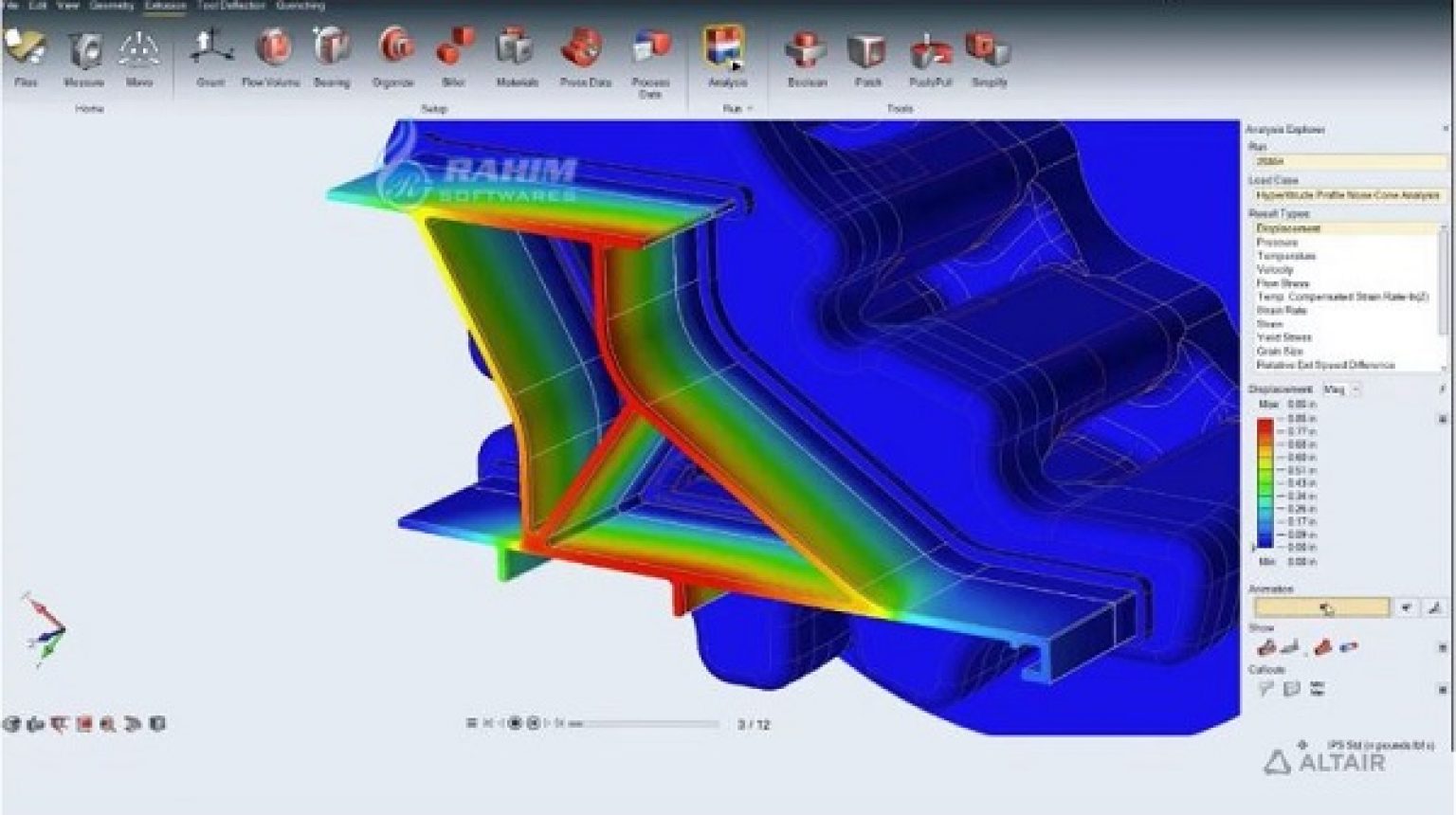 altair inspire thermal simulation