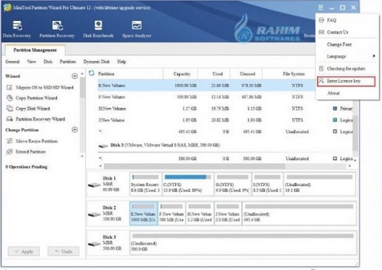 MiniTool Partition Wizard Pro / Free 12.8 for windows download free