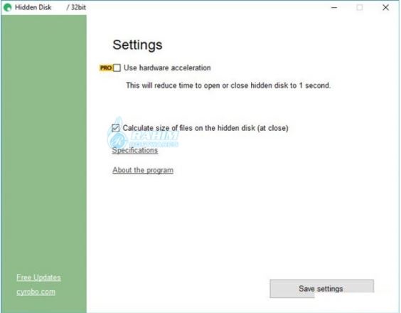 Cyrobo Hidden Disk Pro free download