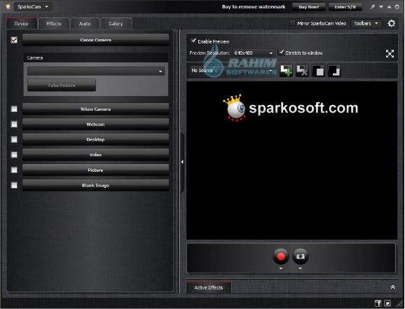 SparkoCam for Sony
