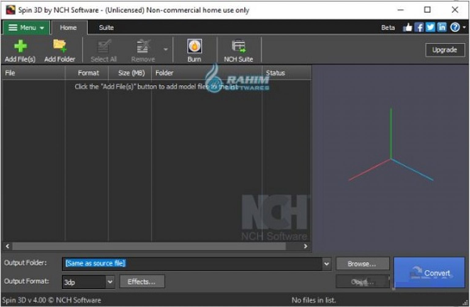 NCH Spin 3D Plus 6.12 for apple download free