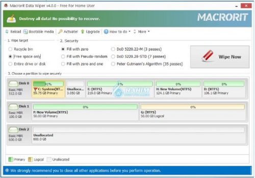 download the new version for ipod Macrorit Data Wiper 6.9.9