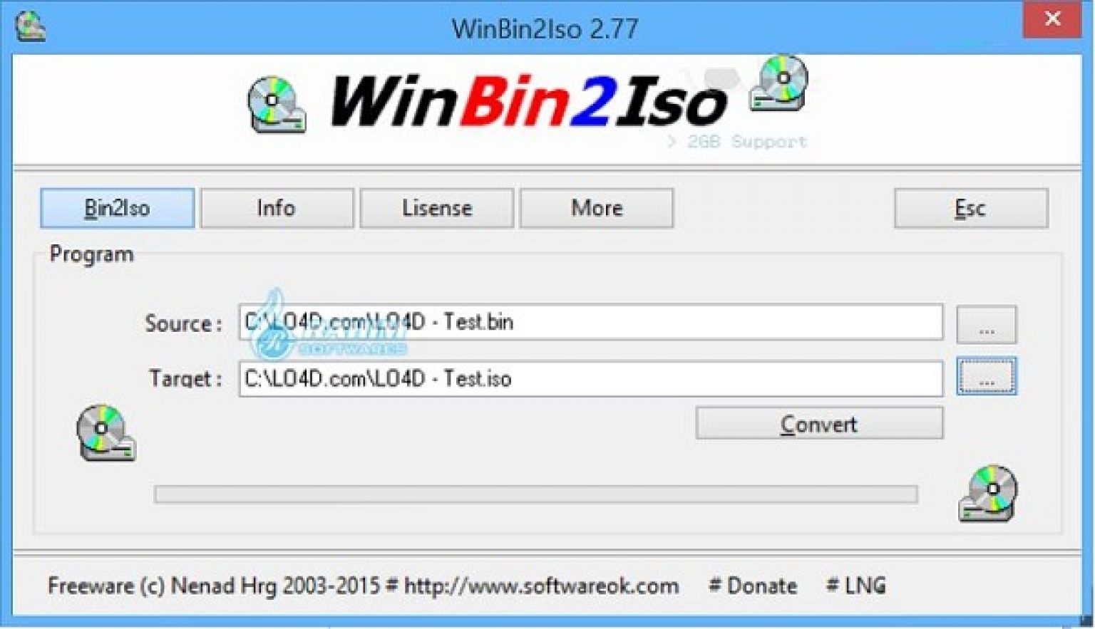 WinBin2Iso 6.21 download the new for android