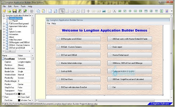 Longtion Application Builder tutorial pdf