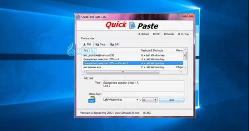 QuickTextPaste 8.66 instaling
