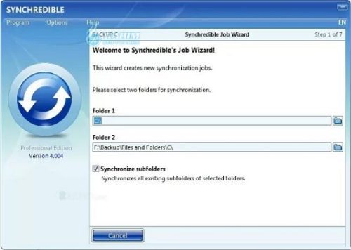 Synchredible Professional Edition 8.105 for mac download