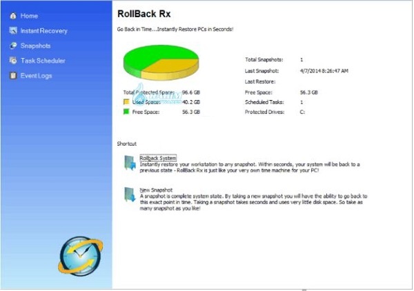 RollBack Rx Home Edition 11.3 download