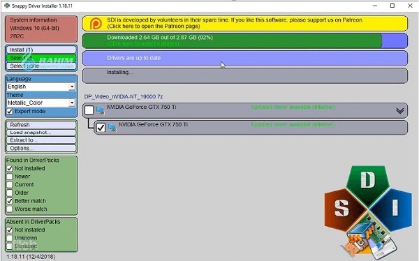 Snappy Driver Installer offline old version