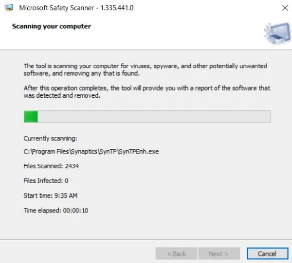 Microsoft Safety Scanner Windows 10