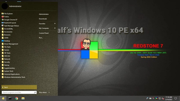 Gandalf Windows 10 PE bootable USB